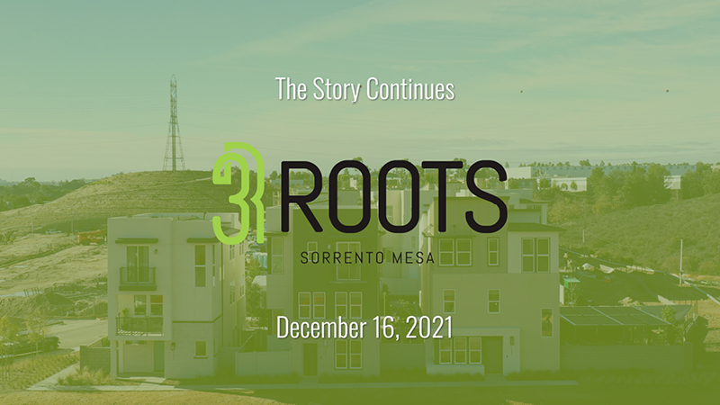 Construction updates on 3Roots communities in Sorrento Mesa