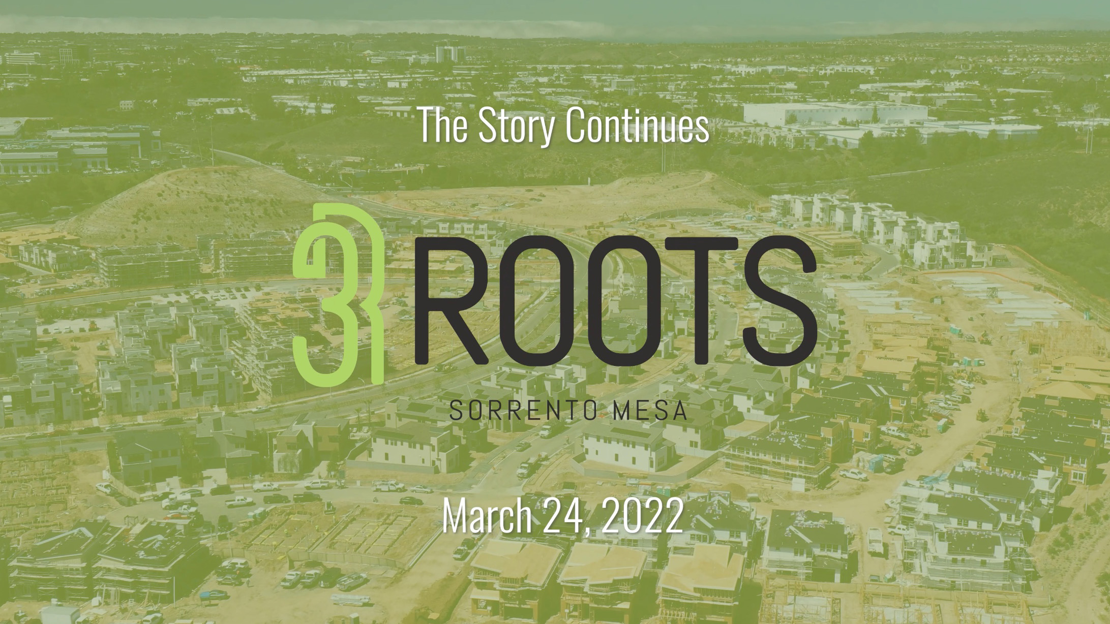 Construction updates on 3Roots communities in Sorrento Mesa