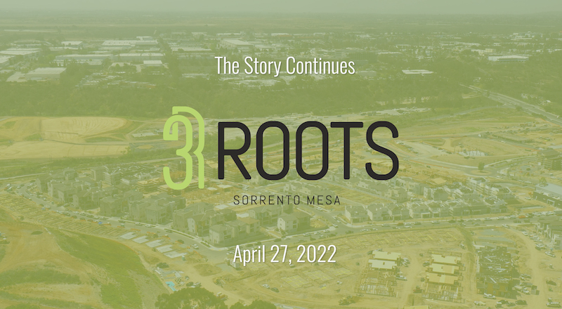 Construction updates on 3Roots communities in Sorrento Mesa